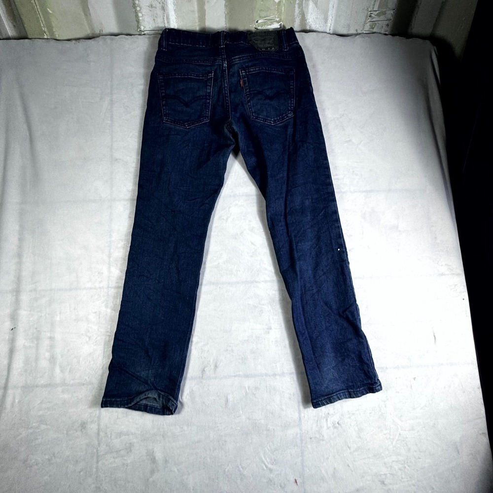 Levi's 511 Jeans Boys 12 Regular 26x27 Blue Denim Cotton Stretch Straight Leg